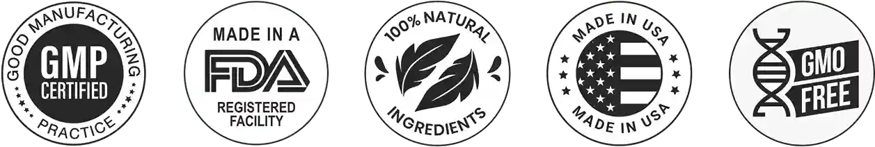 Burn Blend certification badge 